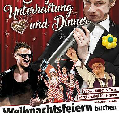 Weihnachten Plakat Alte Chemiefabrik