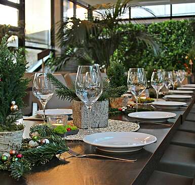 Weihnachtsfeier in der Biosphäre Potsdam